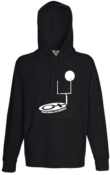 Football is Female, Unisex Pullover Hoodie