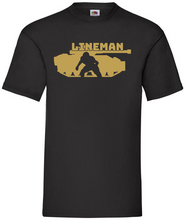 Load image into Gallery viewer, Lineman Silhouette, Men&#39;s / Unisex T
