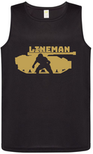 Load image into Gallery viewer, Lineman Silhouette, Men&#39;s Sports Tank
