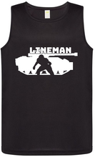 Load image into Gallery viewer, Lineman Silhouette, Men&#39;s Sports Tank
