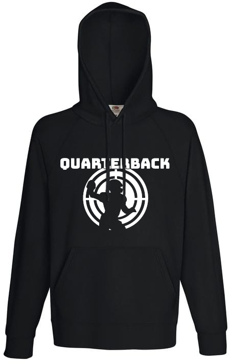 Quarterback Silhouette, Unisex Pullover Hoodie