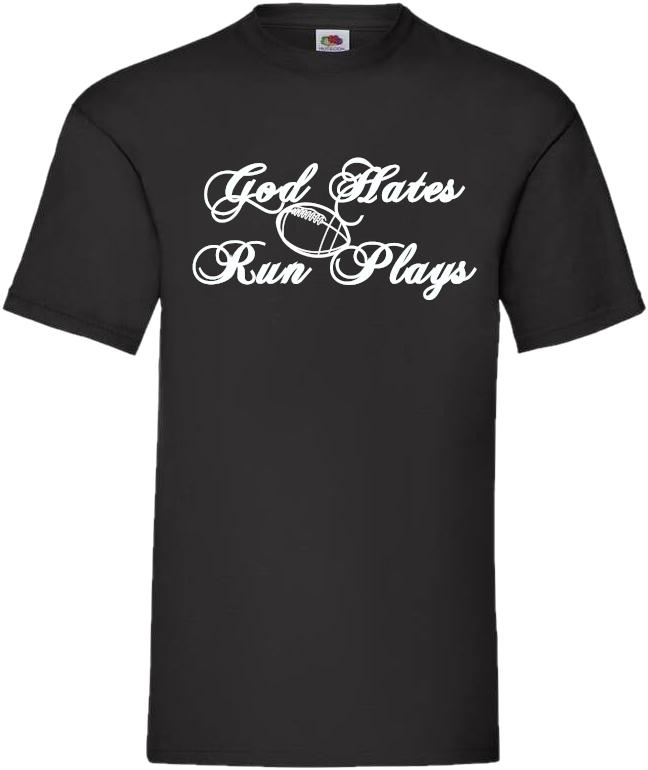 God Hates Run Plays, Men's / Unisex T