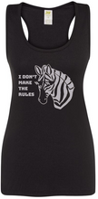 Load image into Gallery viewer, I Don&#39;t Make the Rules, Women&#39;s Sports Tank
