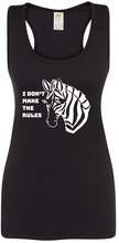 Load image into Gallery viewer, I Don&#39;t Make the Rules, Women&#39;s Sports Tank
