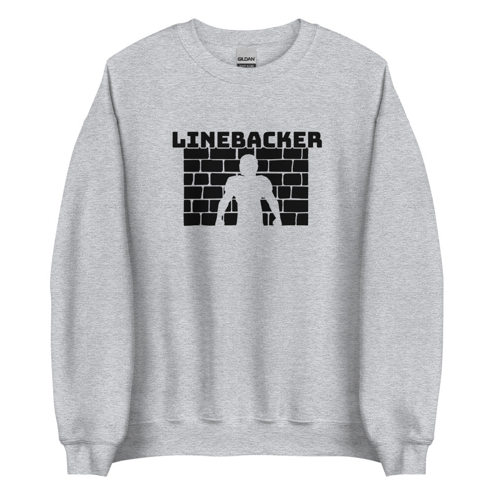 Linebacker Silhouette, Unisex Sweatshirt [international]