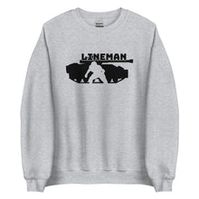 Load image into Gallery viewer, Lineman Silhouette, Unisex Sweatshirt [international]
