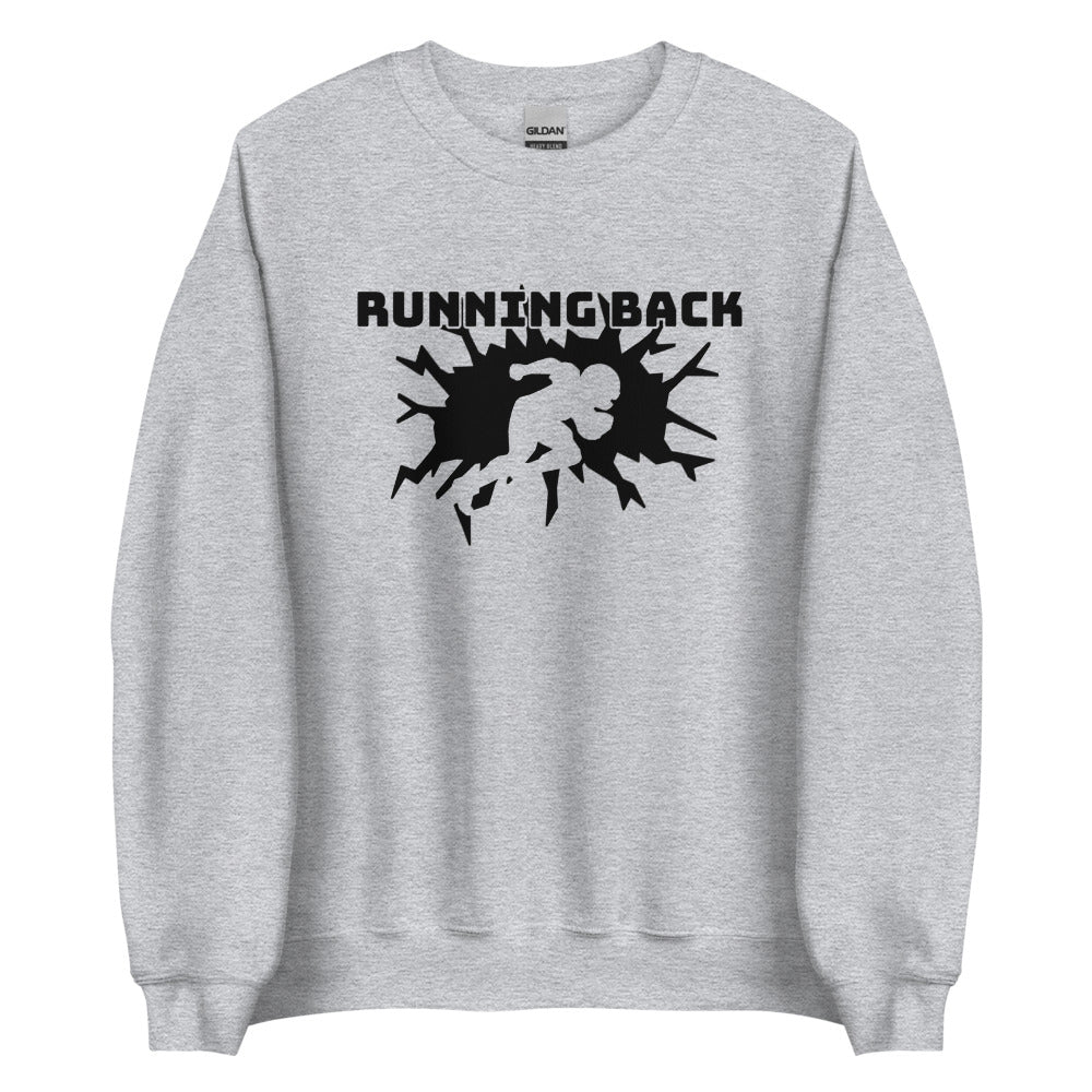 Running Back Silhouette, Unisex Sweatshirt [international]